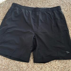 Men’s speedo, swim shorts with built in shorts liner , size extra large